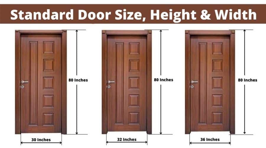 حامی درب -مشخصات و اندازه استاندارد درب های ساختمان